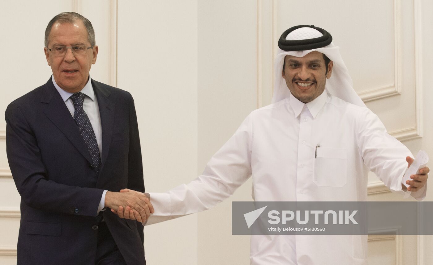 Foreign Minister Sergei Lavrov visits Qatar