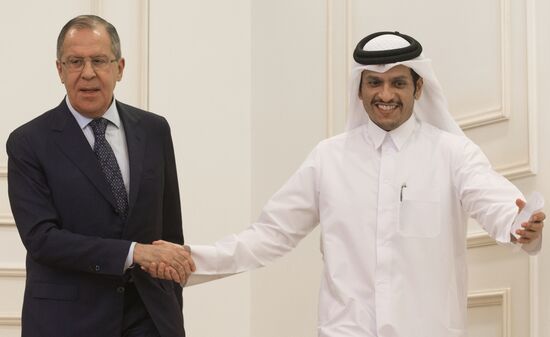 Foreign Minister Sergei Lavrov visits Qatar