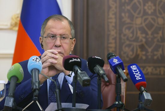 Foreign Minister Sergei Lavrov visits Qatar