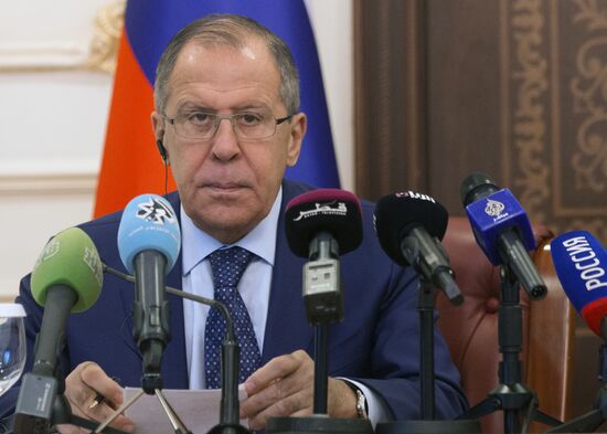 Foreign Minister Sergei Lavrov visits Qatar