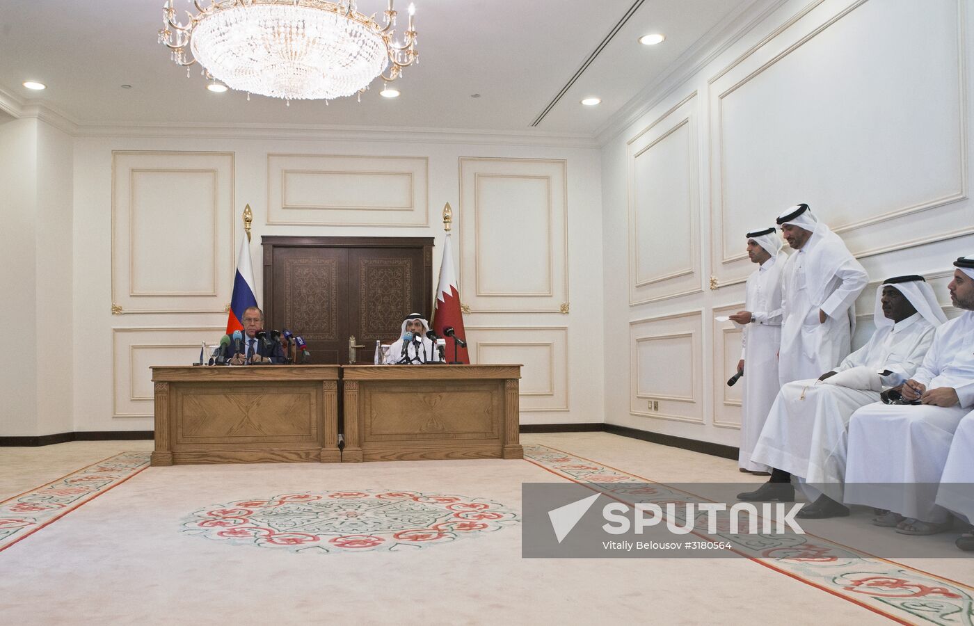 Foreign Minister Sergei Lavrov visits Qatar