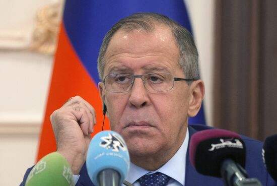 Foreign Minister Sergei Lavrov visits Qatar