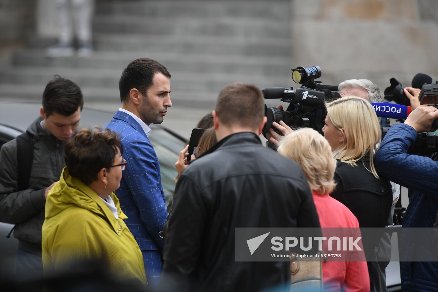Situation at Department of Internal Affairs for Kitai-Gorod District where Umar Dzhabrailov is delivered