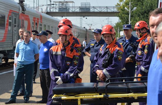 Russian Emergencies Ministry stages drills in Krasnodar Territory