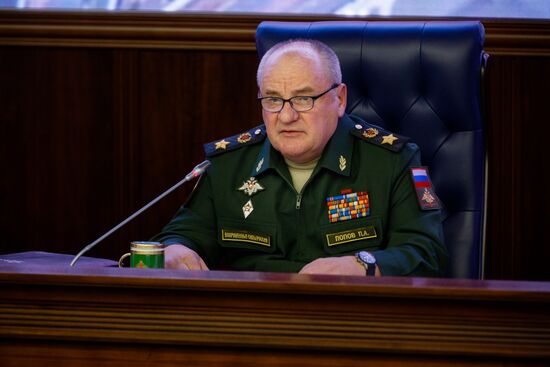 News conference following Army 2017 International Military-Technical Forum at Russian Defense Ministry