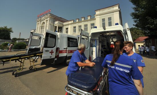 Russian Emergencies Ministry stages drills in Krasnodar Territory
