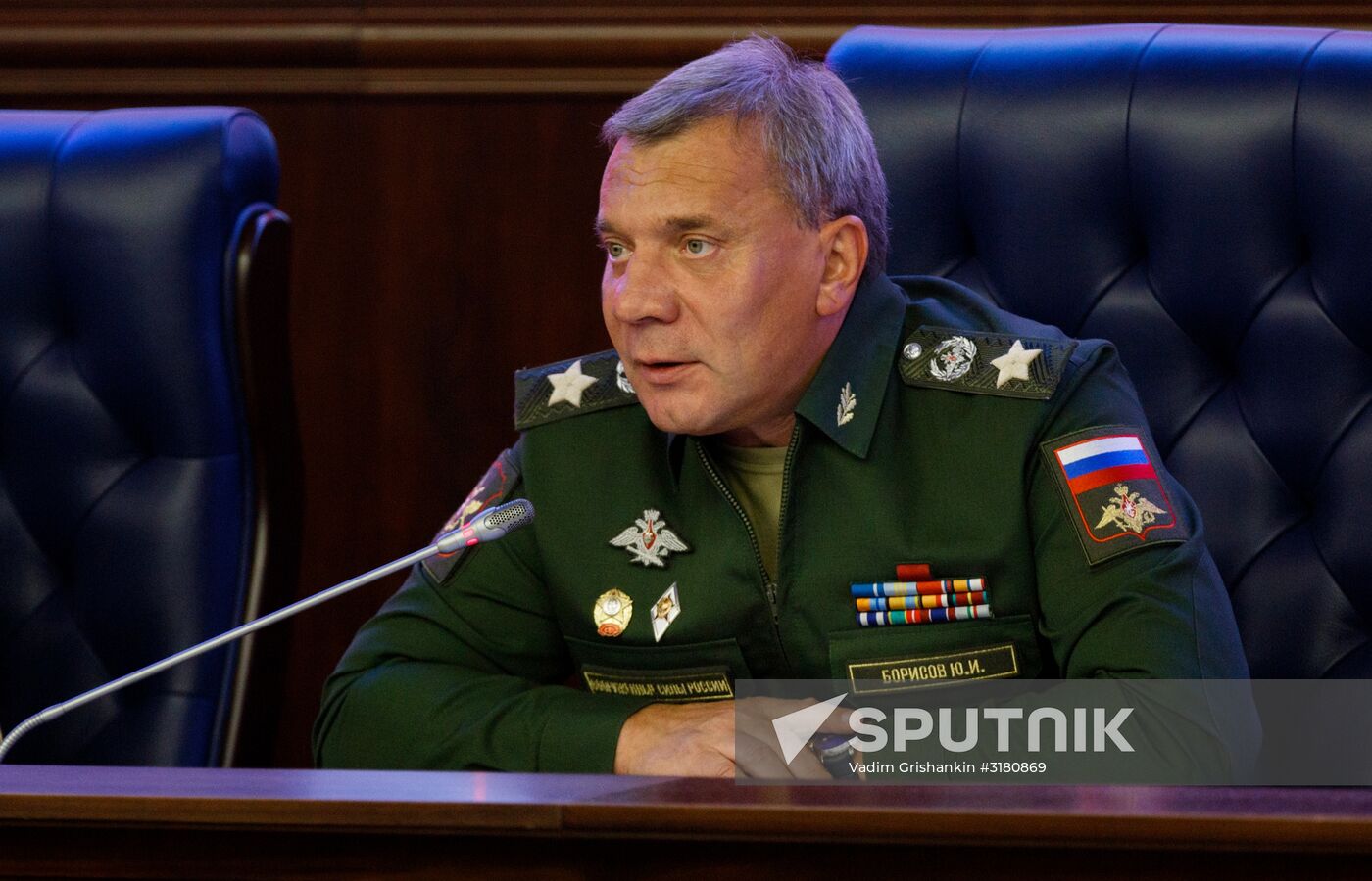 News conference following Army 2017 International Military-Technical Forum at Russian Defense Ministry