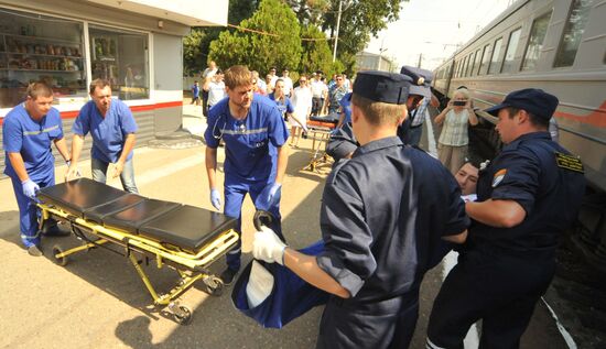 Russian Emergencies Ministry stages drills in Krasnodar Territory