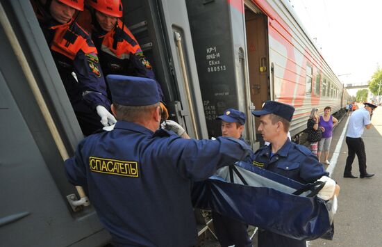 Russian Emergencies Ministry stages drills in Krasnodar Territory