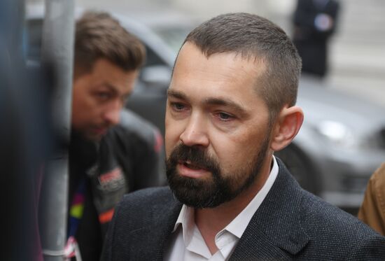 Situation at Department of Internal Affairs for Kitai-Gorod District where Umar Dzhabrailov is delivered