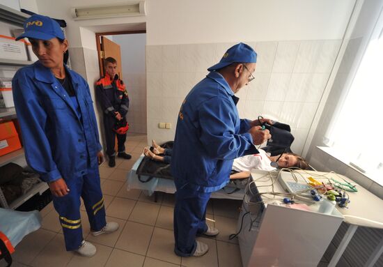 Russian Emergencies Ministry stages drills in Krasnodar Territory