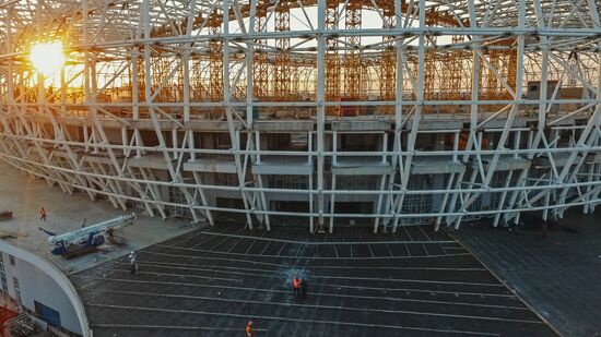 Construction of Saransk Arena