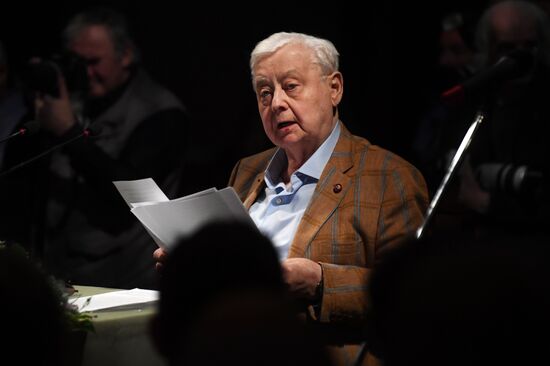 Moscow Chekhov art theater company gathering