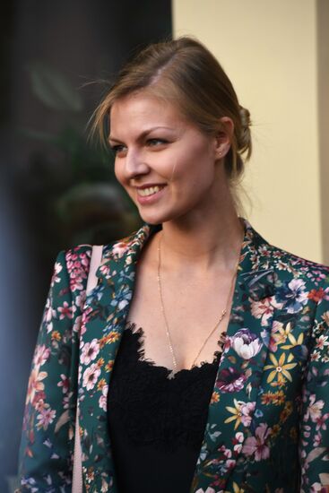 Moscow Chekhov art theater company gathering