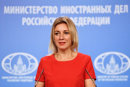 Briefing by Russian Foreign Ministry Spokesperson Maria Zakharova