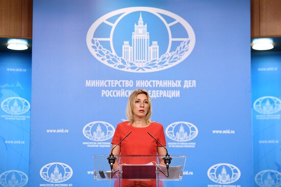 Briefing by Russian Foreign Ministry Spokesperson Maria Zakharova