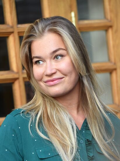 Moscow Chekhov art theater company gathering