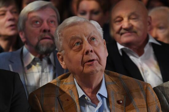 Moscow Chekhov art theater company gathering