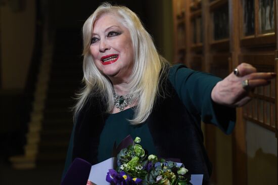 Moscow Chekhov art theater company gathering