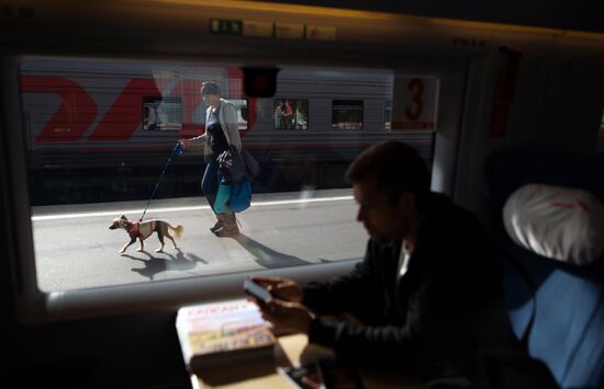 Uniform catering system for Sapsan high-speed trains