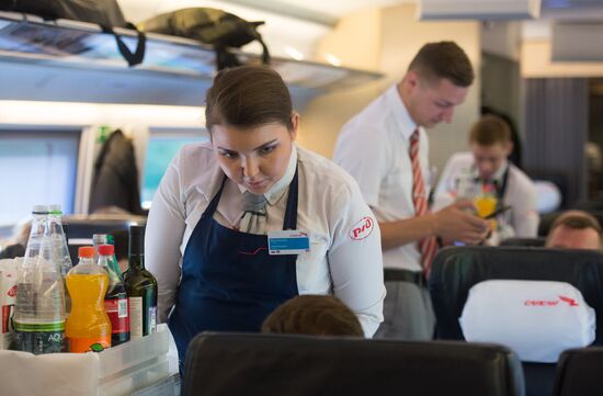 Uniform catering system for Sapsan high-speed trains