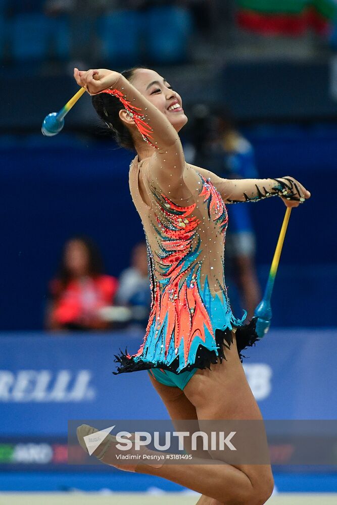 Rhythmic Gymnastics. World Championships. Day Two