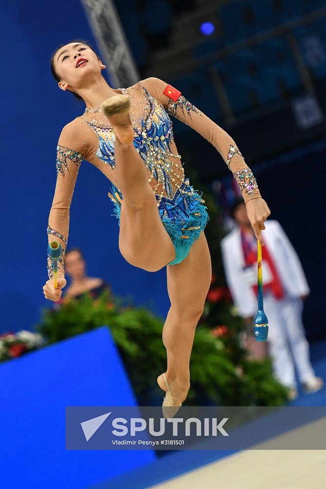 Rhythmic Gymnastics. World Championships. Day Two