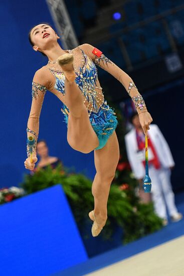 Rhythmic Gymnastics. World Championships. Day Two