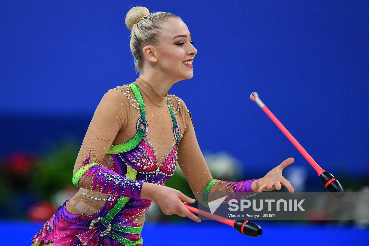 Rhythmic Gymnastics. World Championships. Day Two