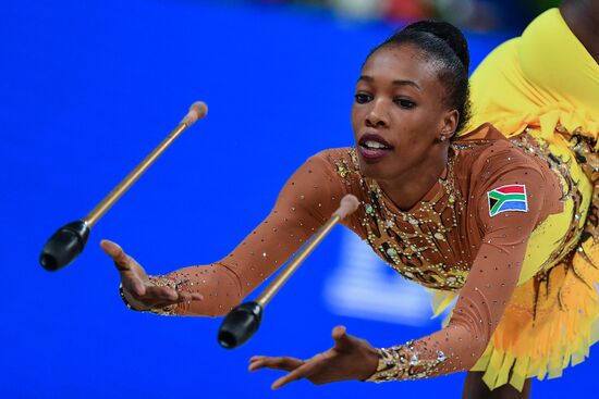 Rhythmic Gymnastics. World Championships. Day Two