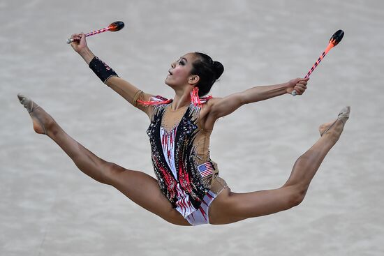 Rhythmic Gymnastics. World Championships. Day Two