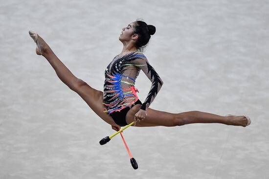 Rhythmic Gymnastics. World Championships. Day Two
