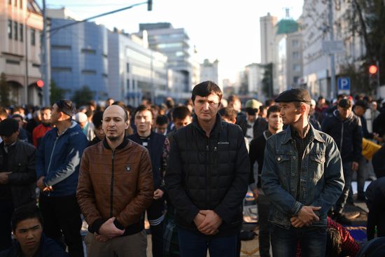 Eid al-Adha celebration in Moscow