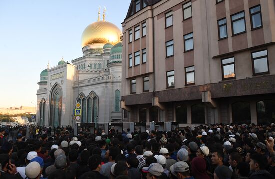 Eid al-Adha celebration in Moscow