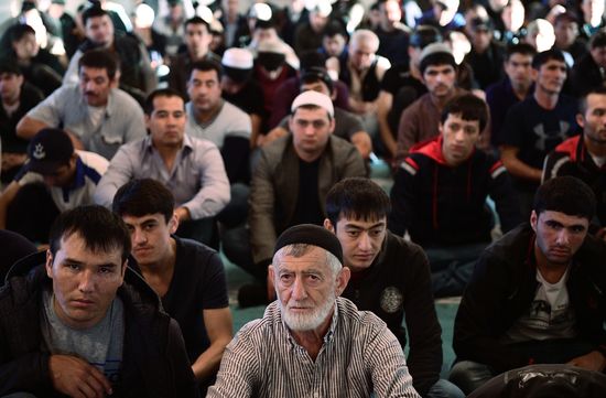 Eid al-Adha celebration in Moscow