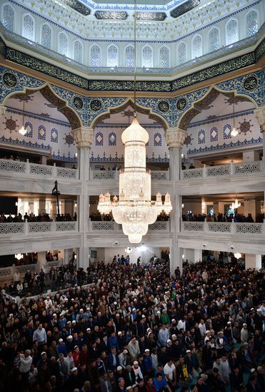 Eid al-Adha celebration in Moscow
