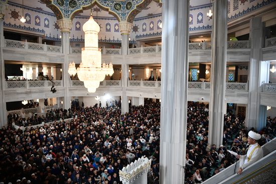 Eid al-Adha celebration in Moscow