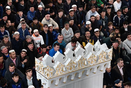 Eid al-Adha celebration in Moscow