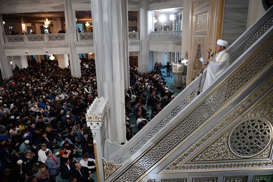 Eid al-Adha celebration in Moscow