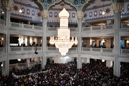 Eid al-Adha celebration in Moscow
