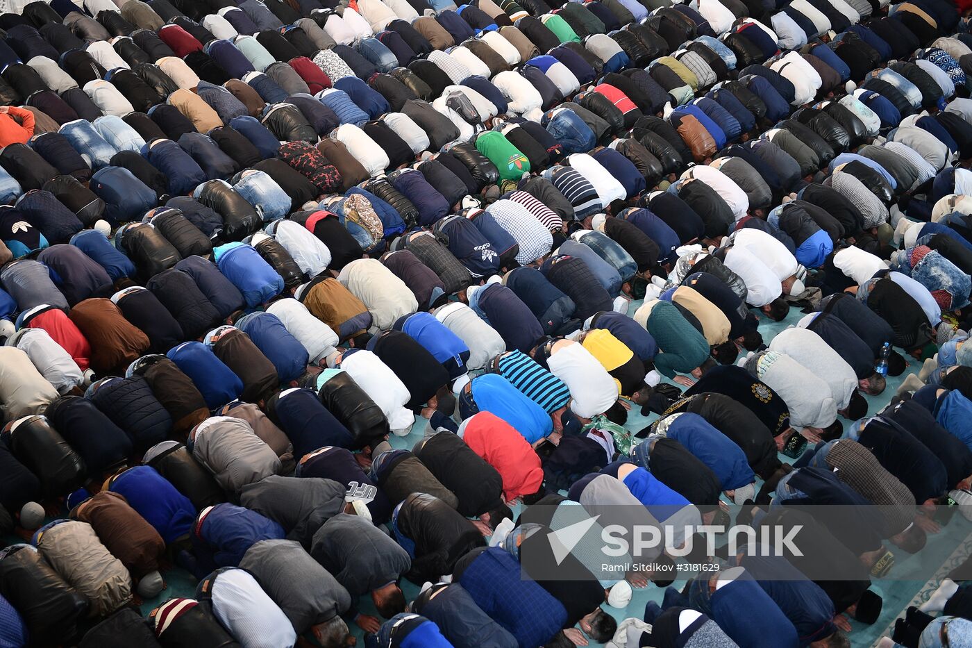 Eid al-Adha celebration in Moscow