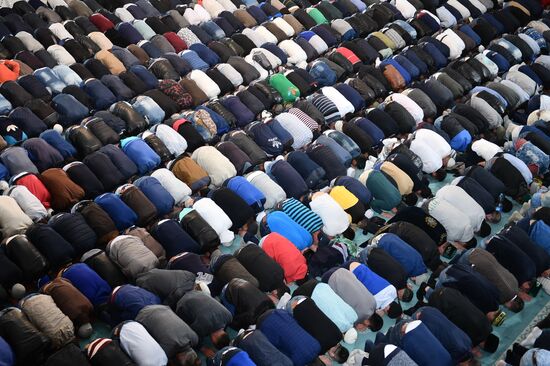 Eid al-Adha celebration in Moscow