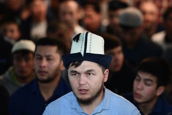 Eid al-Adha celebration in Moscow