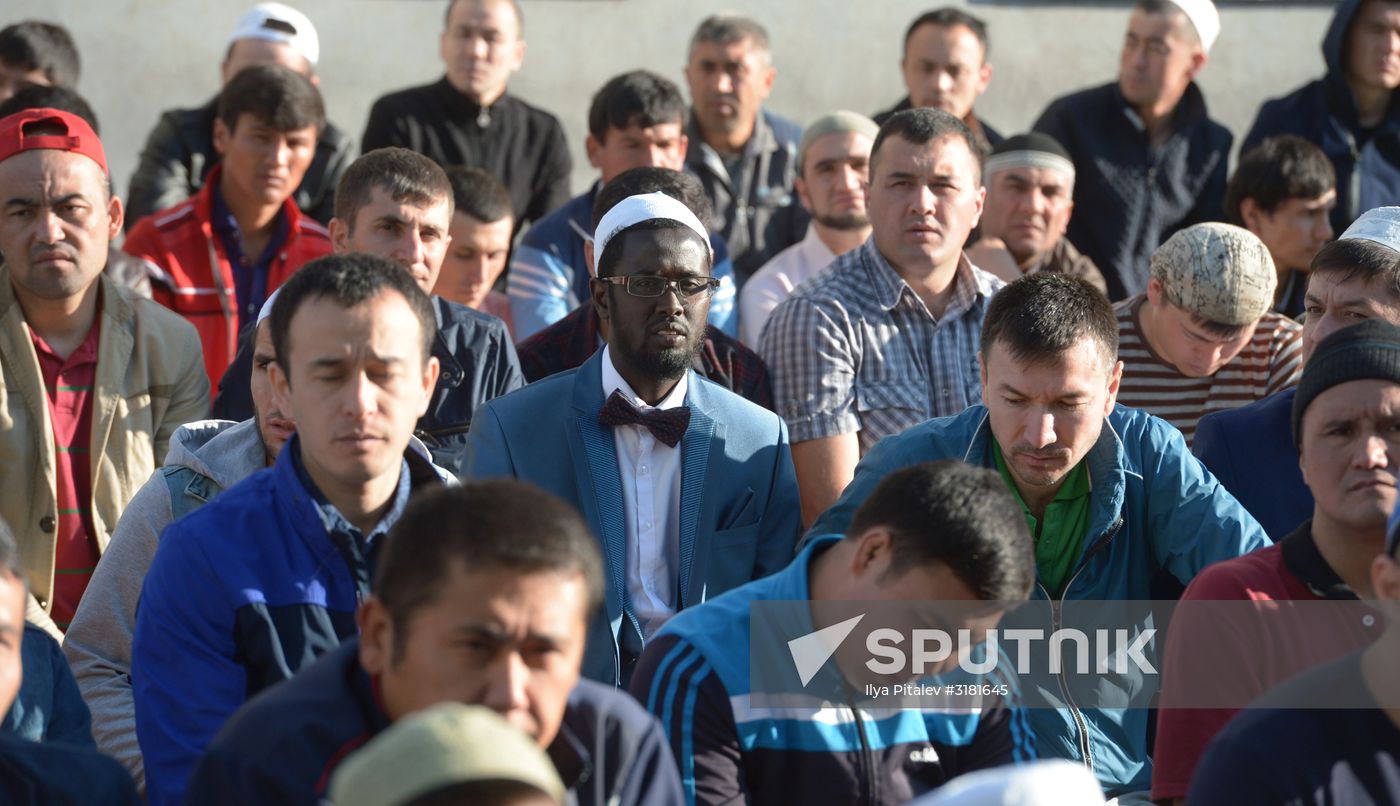 Eid al-Adha celebration in Moscow