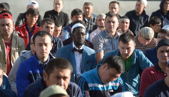 Eid al-Adha celebration in Moscow