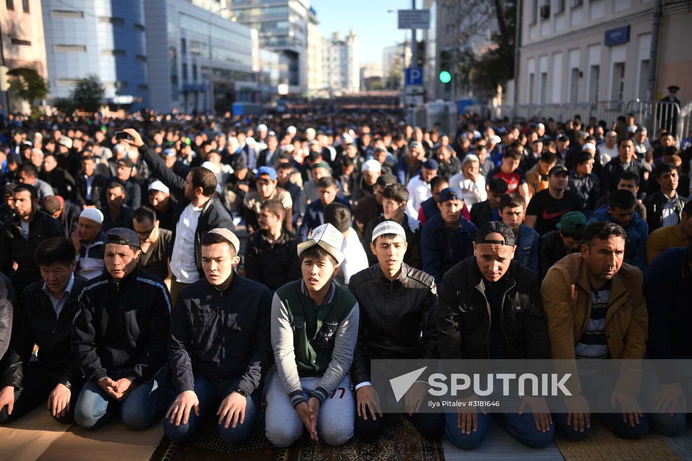 Eid al-Adha celebration in Moscow