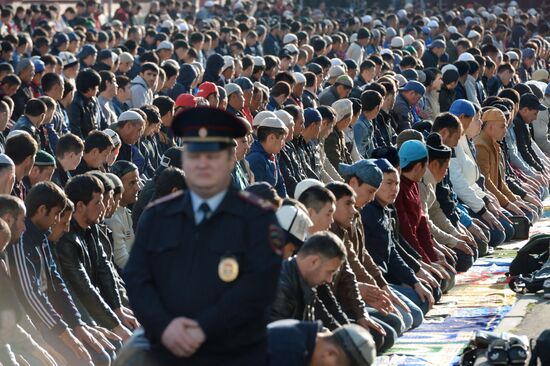 Eid al-Adha celebration in Moscow