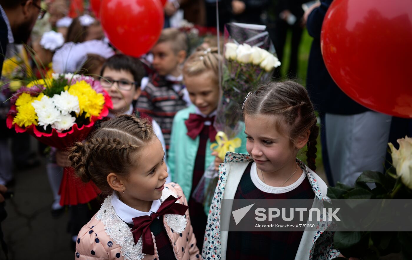 New school year starts in Russia