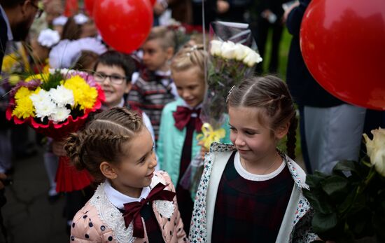 New school year starts in Russia
