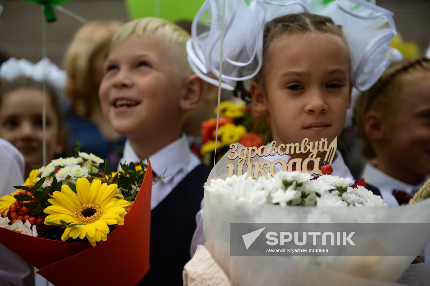 New school year starts in Russia